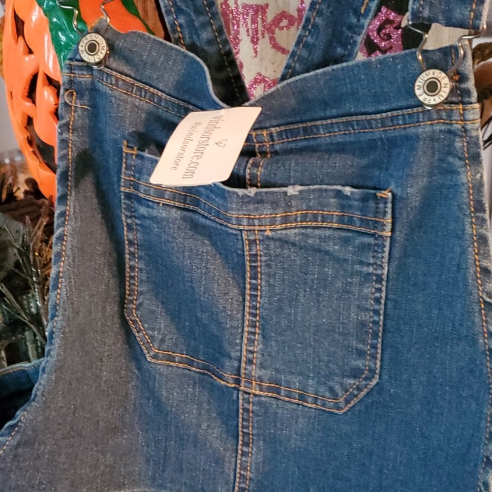 Windsorstore Denim Overalls NWT